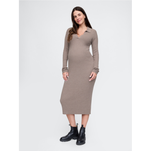 Gap Maternity CashSoft Midi Sweater Dress