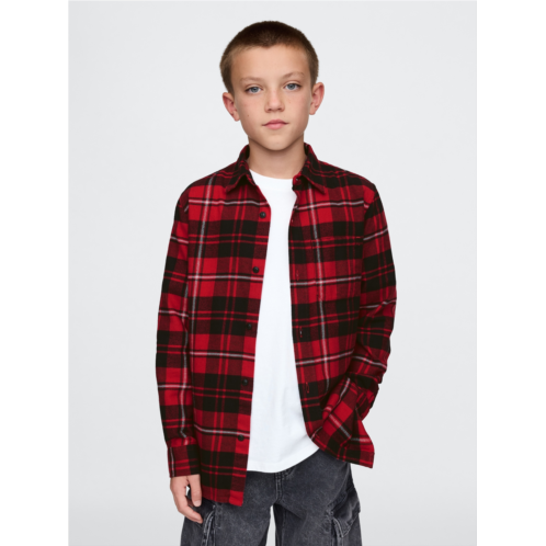 Gap Kids Organic Cotton Flannel Shirt