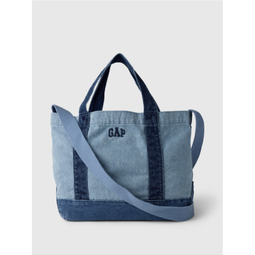 Gap Logo Denim Strap Mini Tote Bag