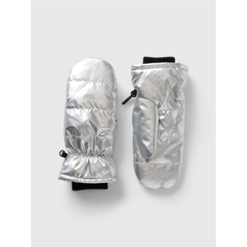 Gap Kids Metallic Puffer Mittens