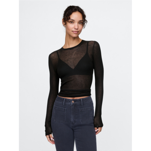 Gap Sheer Rib Sweater