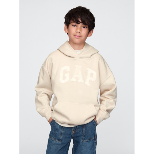 Gap Kids Vintage Soft Textured Logo Hoodie