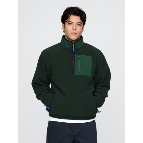 Gap Sherpa Half-Zip Pullover