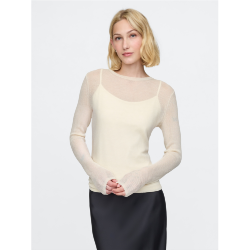 Gap Sheer Rib Sweater