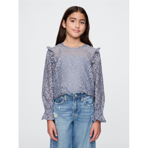 Gap Kids Ruffle Lace Top