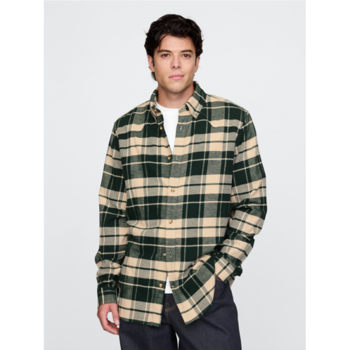 Gap Organic Cotton Flannel Western Shirt