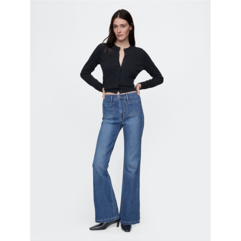 Gap High Rise 70s Flare Jeans