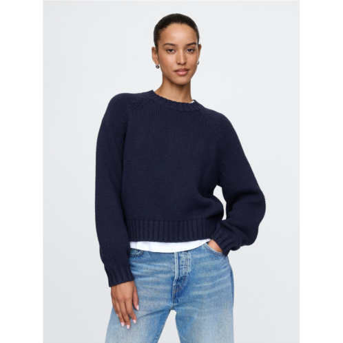 Gap Relaxed Balloon-Sleeve Sweater