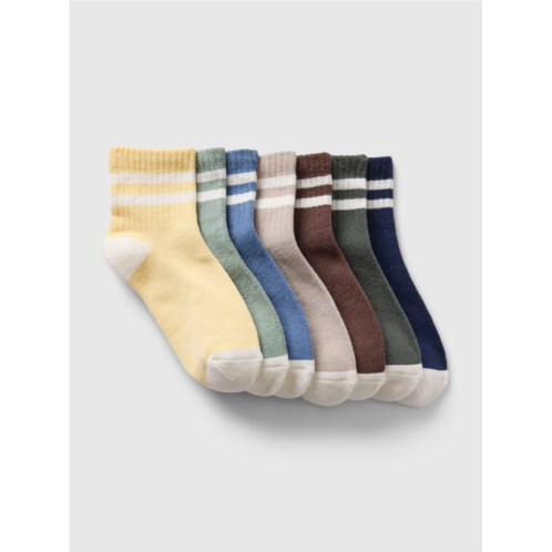 Gap Kids Quarter Crew Socks (7-Pack)