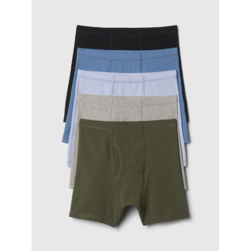 Gap Kids Solid Boxer Briefs (5-Pack)