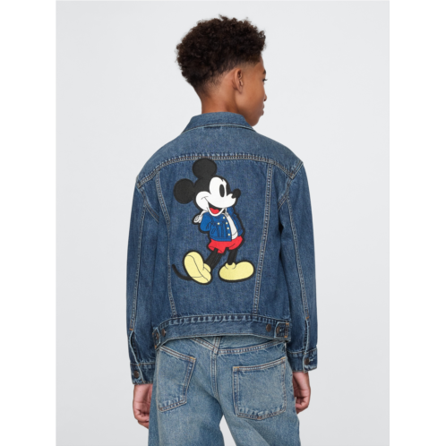 Gap × Disney Kids Mickey Mouse Denim Icon Jacket