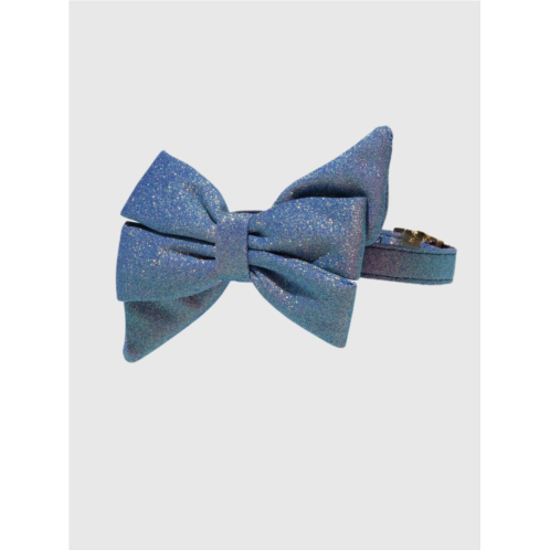 Gap Glitter Dog Babe Bow and Collar