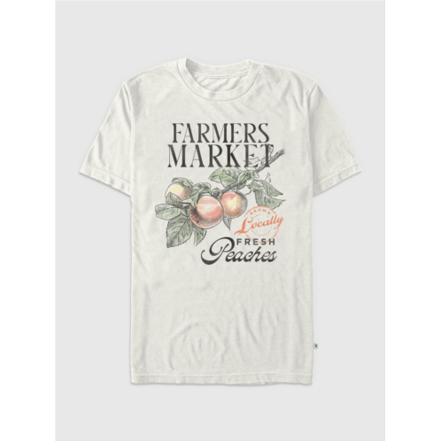 Gap Farmers Market Peaches Graphic T-Shirt