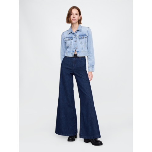 Gap High Rise Extra-Wide Flare Jeans