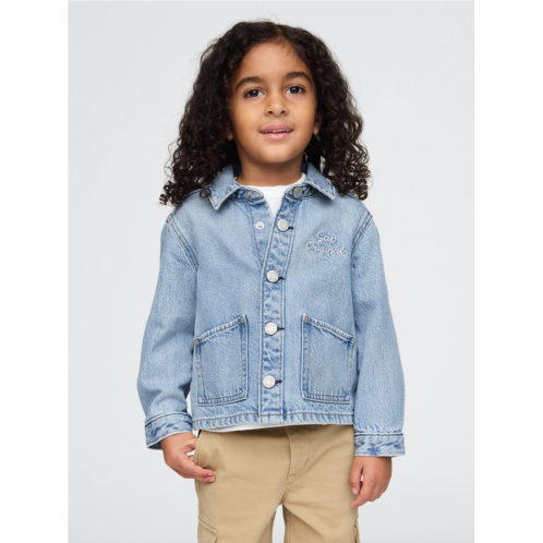 Gap Baby & Toddler UltraSoft Logo Chore Jacket