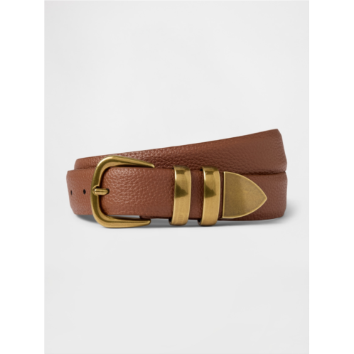 Gap Vegan Leather Pebble Belt