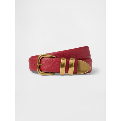 Gap Vegan Leather Pebble Belt