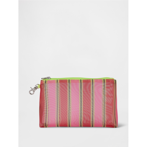 Gap Mesh Zip Pouch Bag
