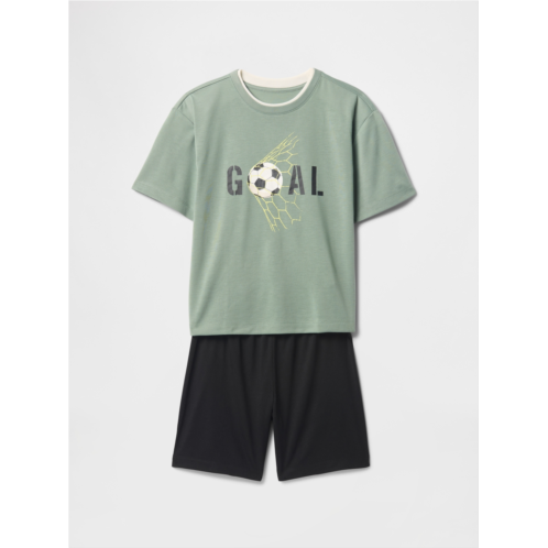 Gap Kids Recycled PJ Short Set