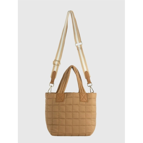 Gap Shiraleah Ezra Quilted Nylon Mini Tote Cross-Body