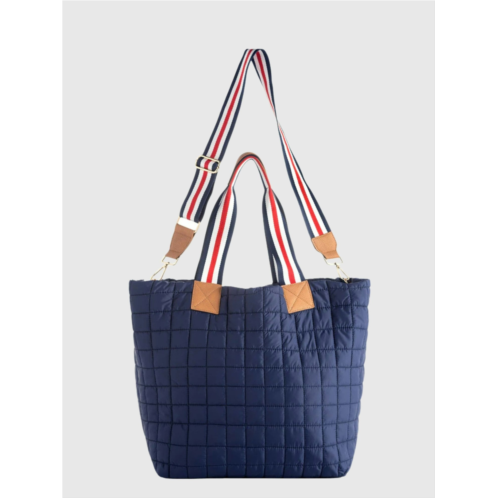 Gap Shiraleah Ezra Quilted Nylon Travel Tote