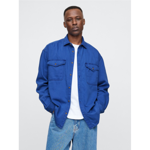 Gap UltraSoft Denim Big Shirt