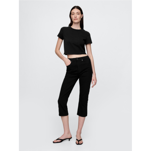 Gap High Rise Cropped Capri Jeans