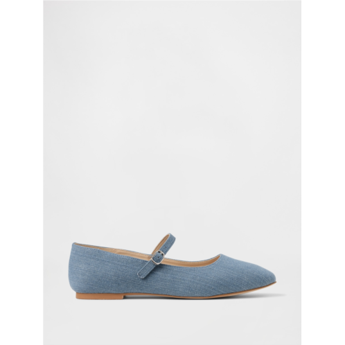 Gap Denim Mary Jane Flats