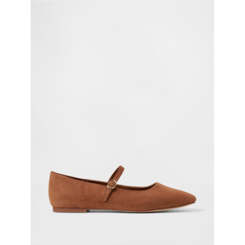 Gap Vegan Suede Mary Jane Flats