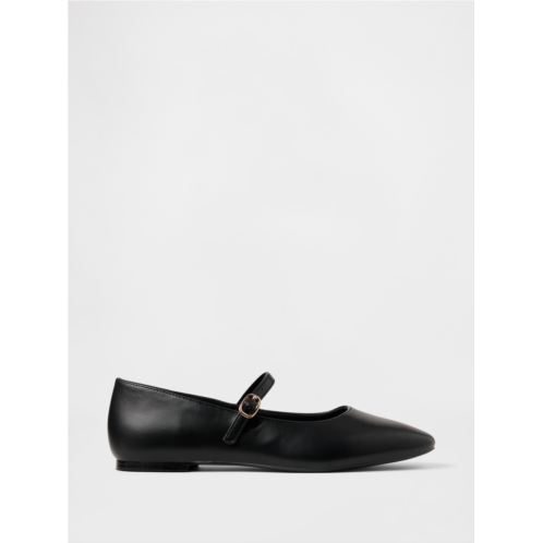 Gap Vegan Leather Mary Jane Flats