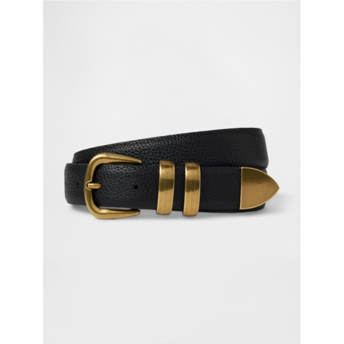 Gap Vegan Leather Pebble Belt