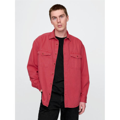 Gap UltraSoft Denim Big Shirt