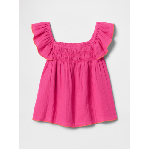 Gap Baby & Toddler Crinkle Gauze Top