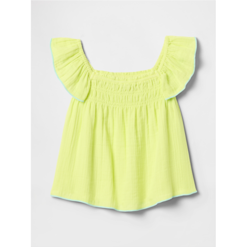 Gap Baby & Toddler Crinkle Gauze Top
