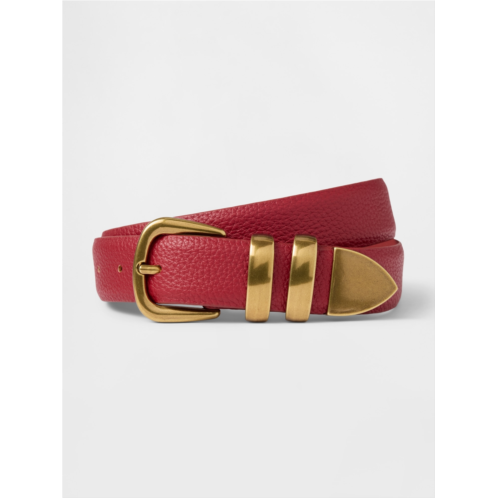 Gap Vegan Leather Pebble Belt