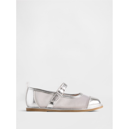 Gap Toddler Metallic Mesh Mary Jane Flats