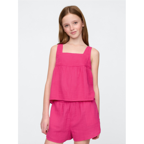 Gap Kids Crinkle Gauze Swing Top