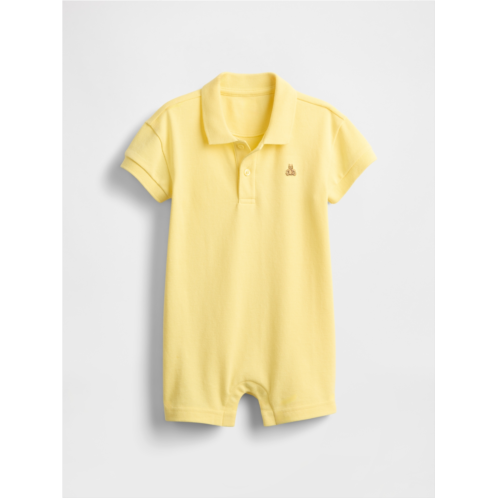 Gap Baby Pique Polo Shorty One-Piece