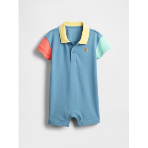 Gap Baby Pique Polo Shorty One-Piece