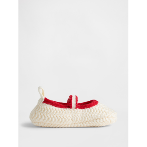 Gap Baby Crochet Mary Jane Shoes