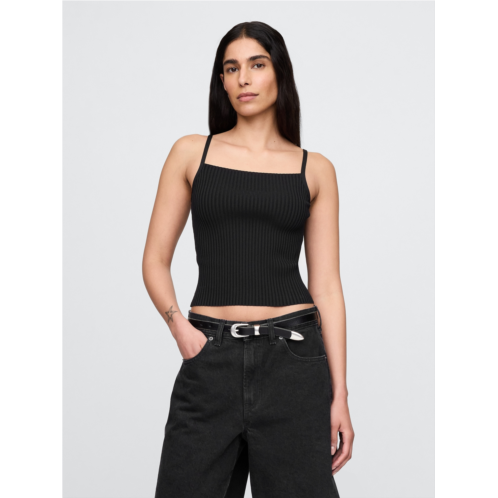 Gap Cropped Rib Sweater Tank Top