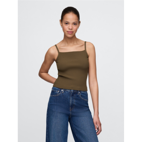 Gap Cropped Rib Sweater Tank Top