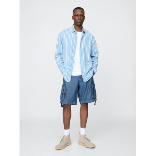 Gap 11 Baggy Denim Cargo Shorts