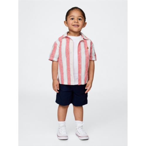 Gap Baby & Toddler Linen-Cotton Cabana Outfit Set