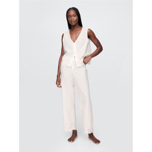 Gap Eyelet Hem PJ Pants
