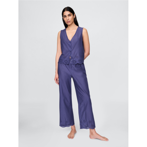 Gap Eyelet Hem PJ Pants