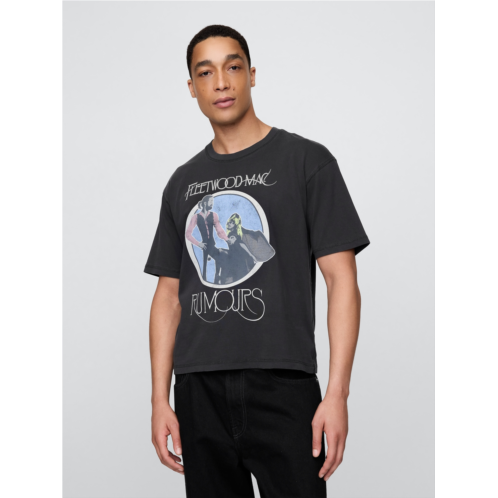 Gap Heavyweight Cropped Fleetwood Mac Graphic T-Shirt