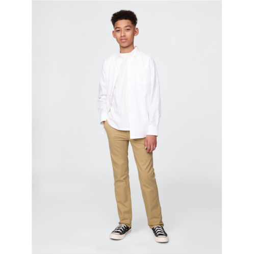 Gap Kids Uniform Straight-Fit Stretch Khakis