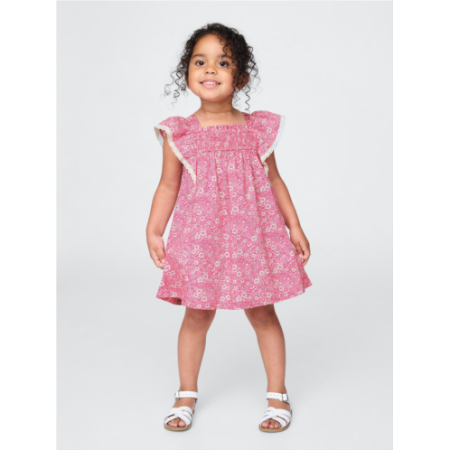 Gap Baby & Toddler Poplin Flutter-Sleeve Dress
