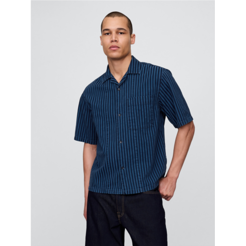 Gap Denim Stripe Shirt